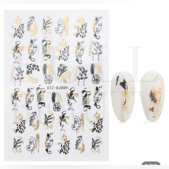 Nails Decals - NEW - Pk of 9 - Picture 6 of 11